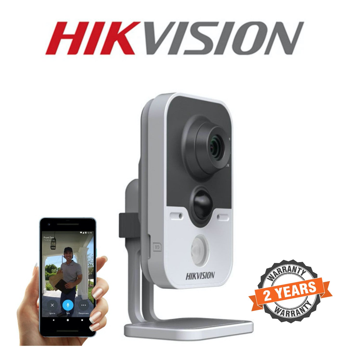 Hikvision DS-2CD141PF-I(W) 1mp Wi-Fi Alarm Pro Cube Camera Hikvision DS-2CD141PF-I(W) 1mp Wi-Fi Alarm Pro Cube Camera